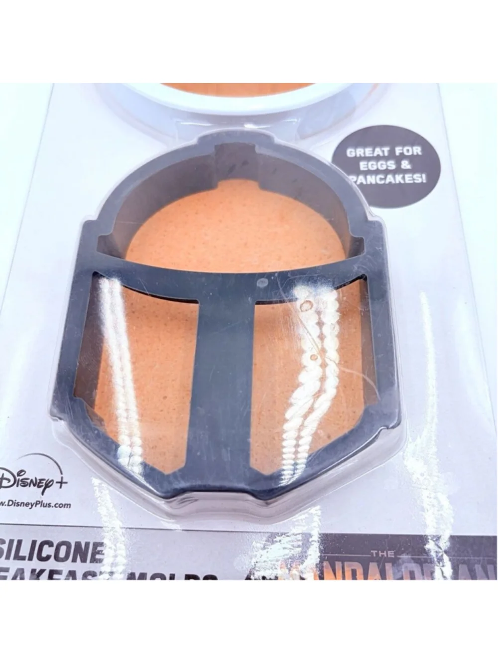 Star Wars Mandalorian Silicone Breakfast Molds Eggs Pancakes 2 Pack Disney+